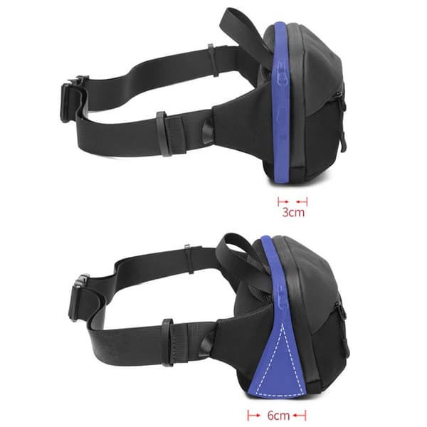 Bæltetaske Fanny Pack LYS GRÅ light grey