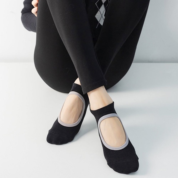 Yogastrumpor Dansstrumpor SVART Black