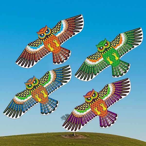 Ugle Drage Flyvende Drage LILLA purple