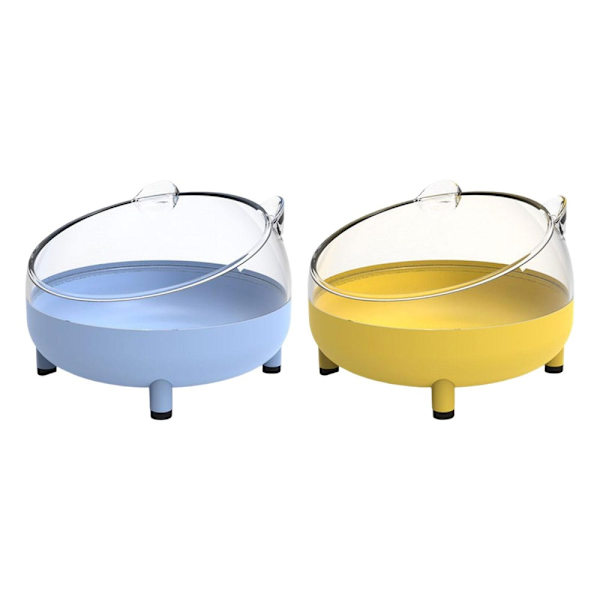 Hamster Sand Bad Container Hamster Sand Bad Box BLÅ Blue