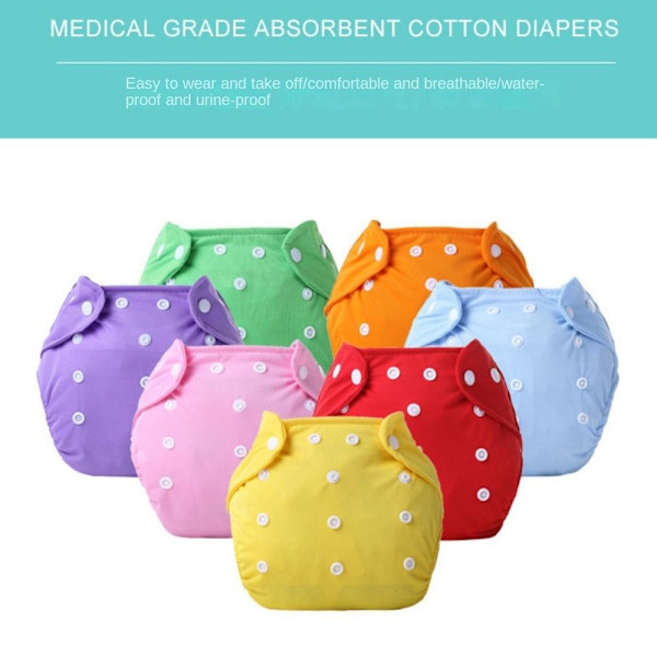 Baby blöja Återanvändbar blöja LILA PURPLE