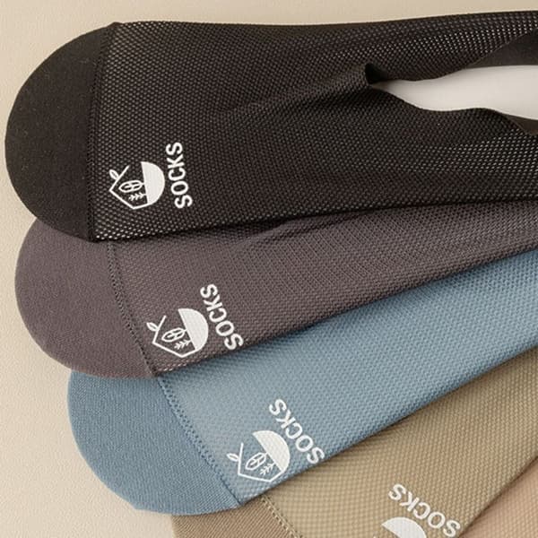 2 paria Ice Silk Sock Invisible Socks TUMMANHARMAA dark grey