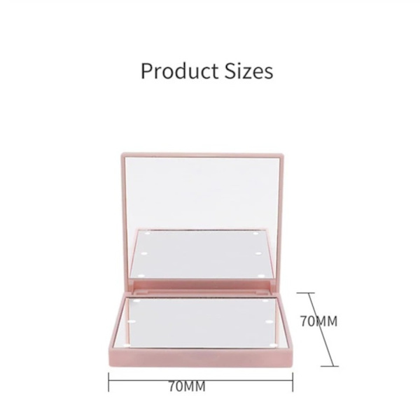 Vanity Mirror Oplyst Makeup Spejl SORT black