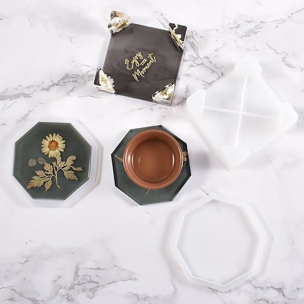5 Stk/sett Resin Form Sett Coaster Form RUND SETT RUND SETT Round Set