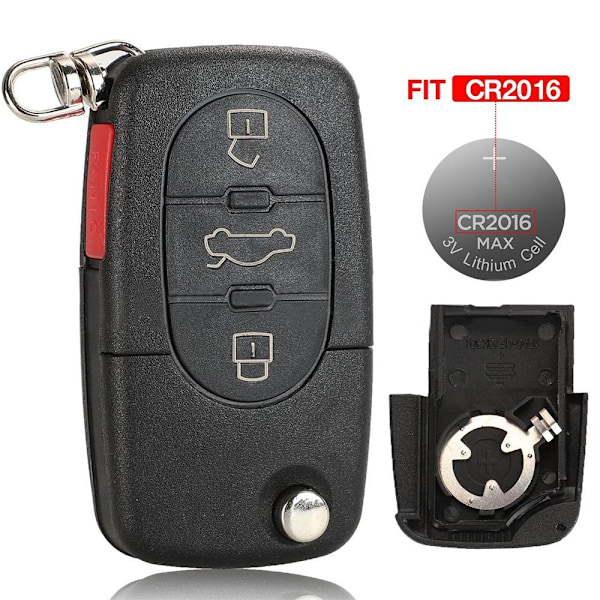 Auton avainkotelo Case -auton avainkotelo 3 painiketta 3 painiketta 3 Buttons