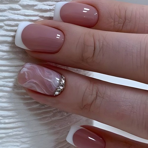 French Fake Nails False Nail 3 3 3