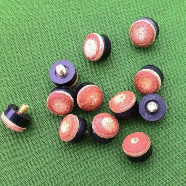 20st Billardspetsar Billardspetsar 12MM20PCS 20STK 12mm20Pcs