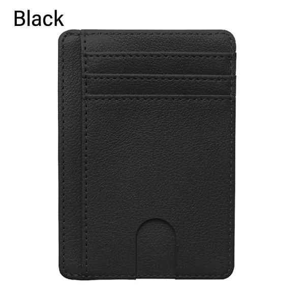 Læderpung RFID Blocking SORT SORT black