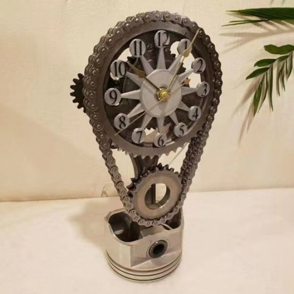 Chain Gear Clock Pöytäkello 4 4 4