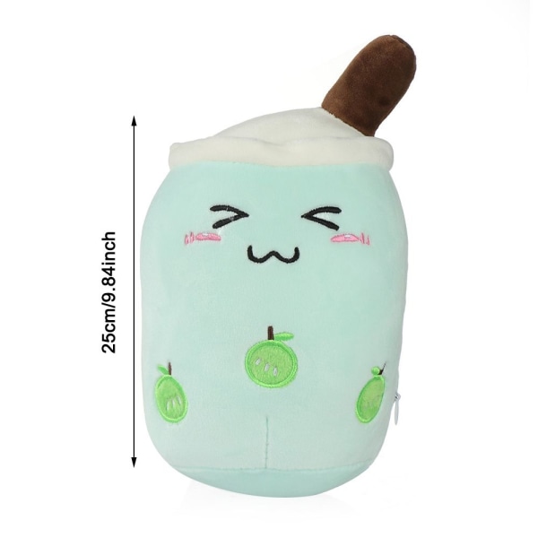 Bubble Tea Cup Formad kudde Mjölkte-mönster JORDGUBB 1 1 strawberry 1-1