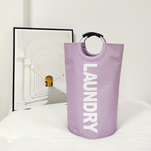 Laundry Basket Laundry Hamper Vaaleanharmaa Light Gray