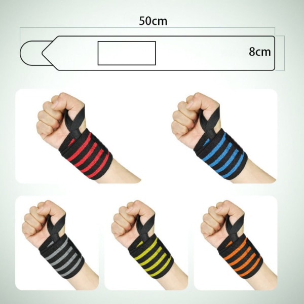1 par vektløftende armbånd Sportsbandasje GRÅ-1 STK Grey-1Pcs