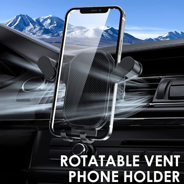 Biltelefonholder Air Vent Mount Gravity Auto Phone Holder