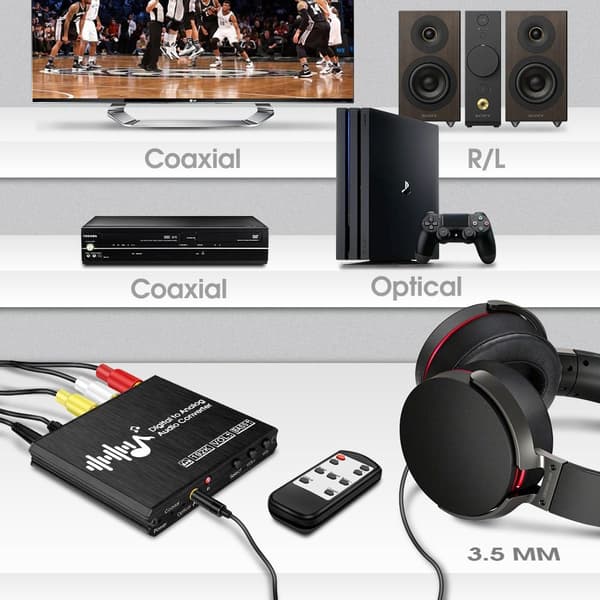 Digital till Analog Audio Converter 92KHz DAC Converter