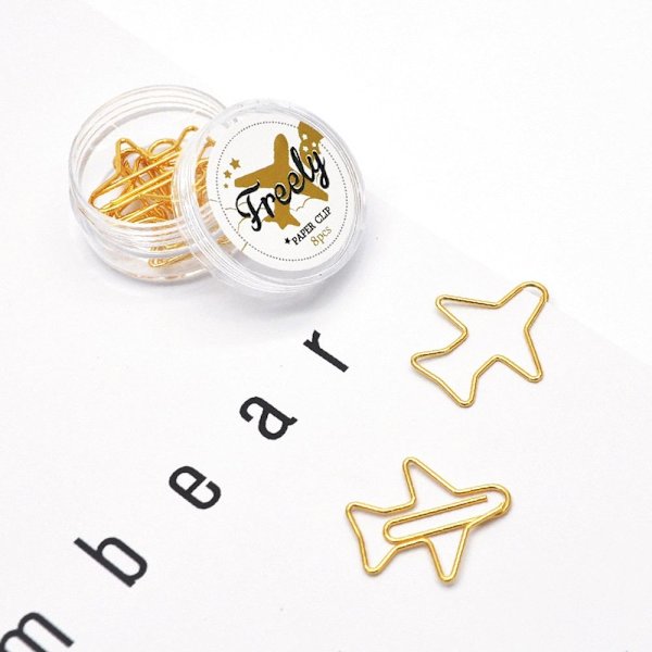 8 st Gem Pärm Filklämmor ROSE GULD DIAMOND DIAMOND Rose Gold Diamond-Diamond