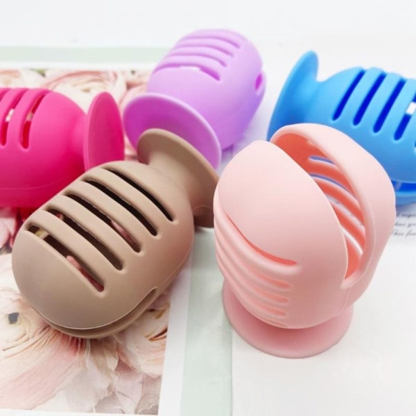 Beauty Egg Oppbevaringsboks Powder Puff Holder ROSE RED Rose Red