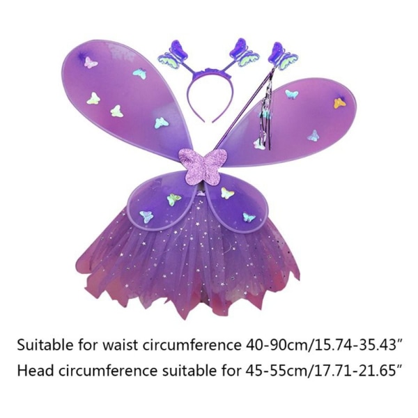 Glowing Wings Butterfly Wings -setit PINK pink