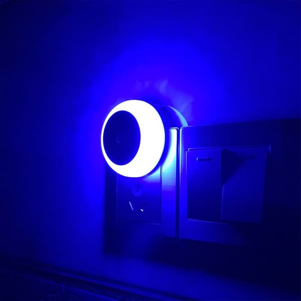 Nattlys Energisparesokkellys BLÅLYS AU AU Blue Light AU-AU