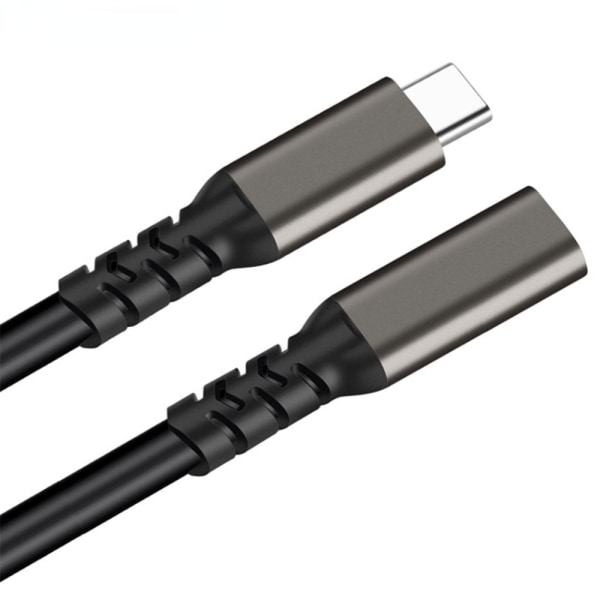 USB 3.2 Type-C -jatkokaapeli USB-C PD 100W uros-naaras 2M 2m