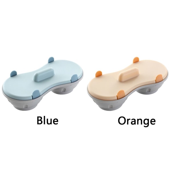Mikrovågsugn Dubbelkopp Kokkärl Äggkokare Ångkokare orange