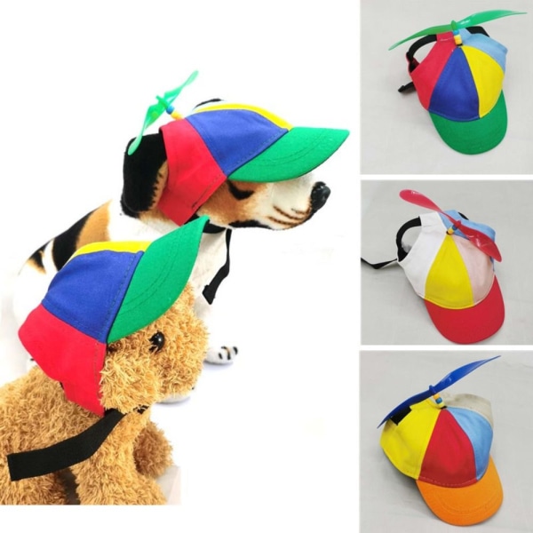 Dog Propeller Hat Helikopter Top Hat 3 L L 3 L-L