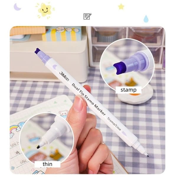 Malerpensel Highlighter 6 STK/SETT 6 STK/SETT 6PCS/Set