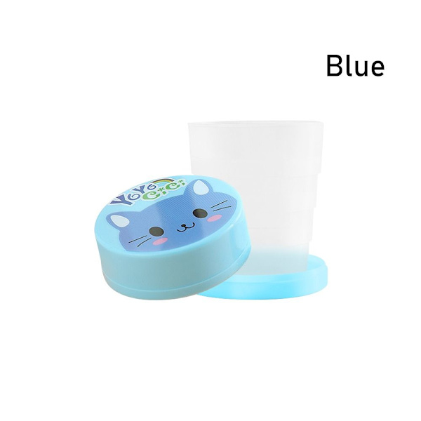 4 Stk 100ML Vandkop Foldekop BLÅ BLÅ Blue