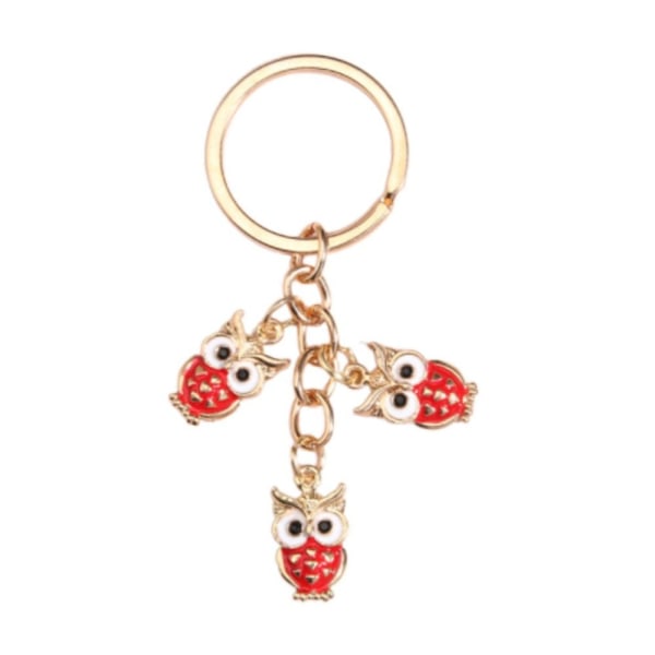2kpl Owl Keychain Star -avainrengas 8 8 8