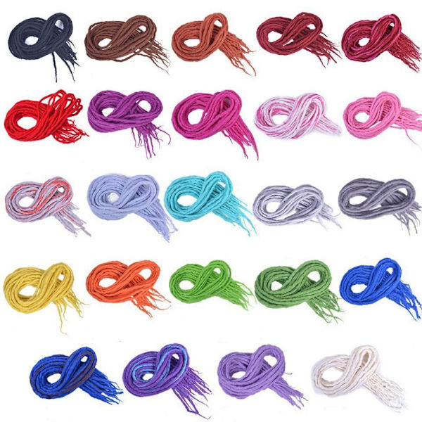 Dreadlocks Extensions Hiustenpidennykset KELTAINEN yellow