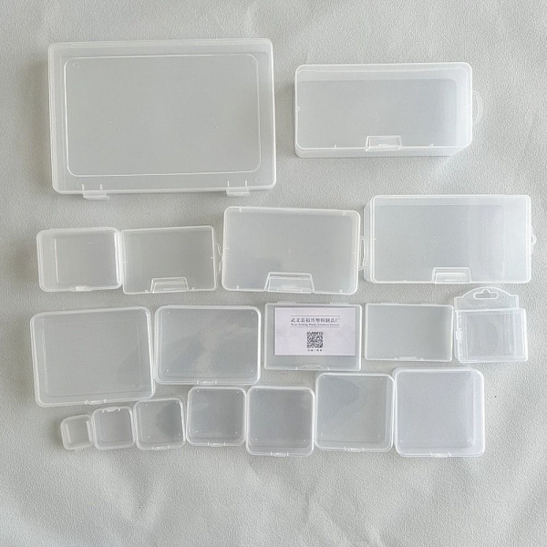 Opbevaringsæske smykkeperlebeholder 6,5X6,5X3,5CM 6.5x6.5x3.5cm
