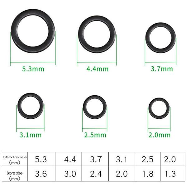 100 kpl Karppikalastus O rengas hiusrengas RING-3.1MM Round-3.1MM Round-3.1mm