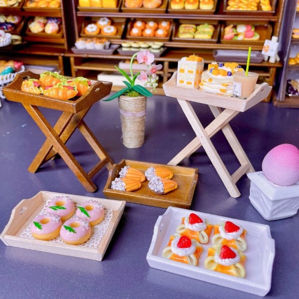 Dukkehus Miniatyrmøbler Kjøkken Fruktfat 1 1 1