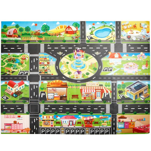 Barn Game Carpet Traffic Map Mat 1 1 1