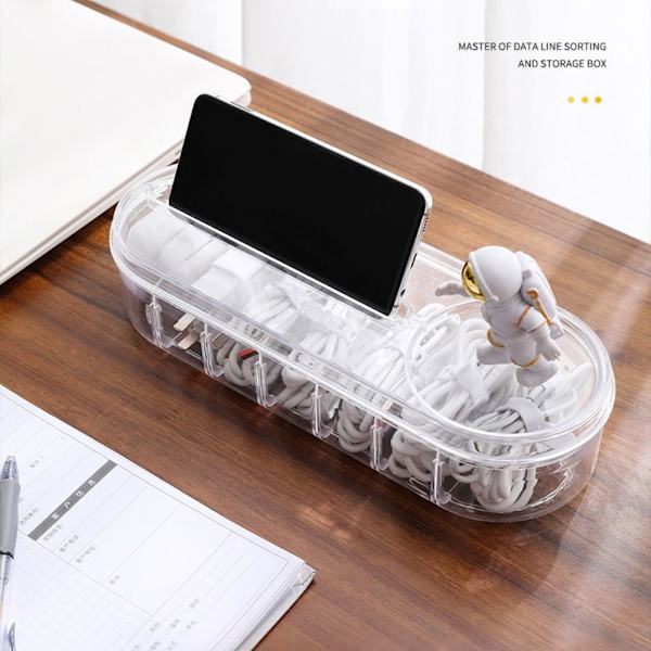 Datakabellagringsbox Datalinjelagringsbehållare LAGRING Storage Strap