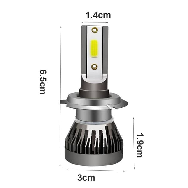 2 kpl auton LED-valomuunnossarja H3 H3 H3