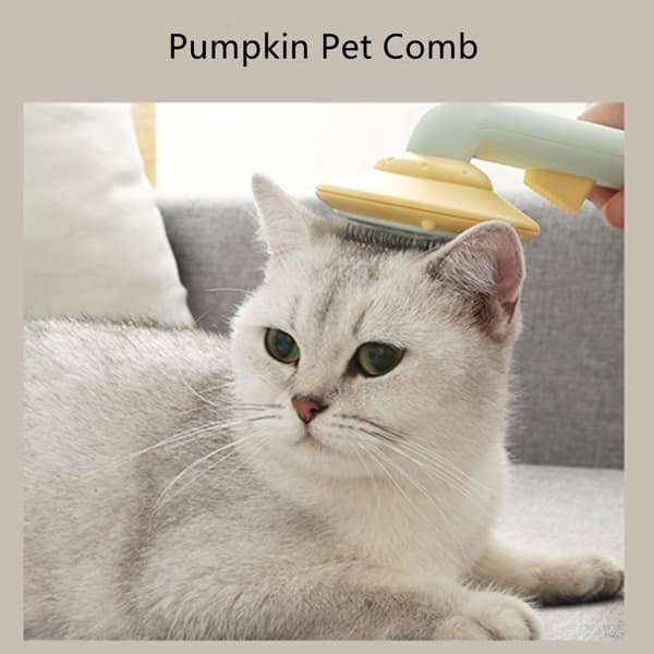 Hundkam Pumpa Husdjursborste VIT white