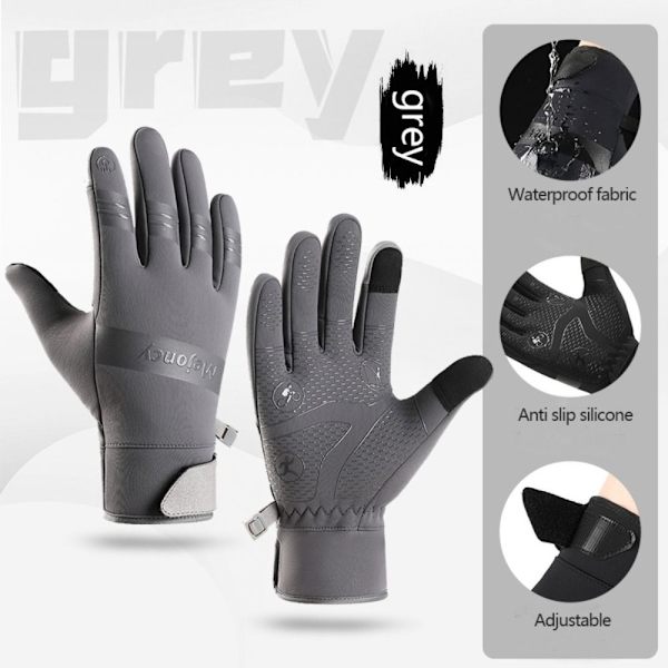 Varma thermal handskar Ridhandskar GRÅ M grey M
