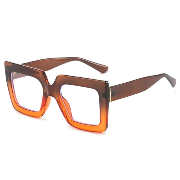 Anti-Blue Light Briller Dame Optisk Brille Stel BRUN Brown Orange