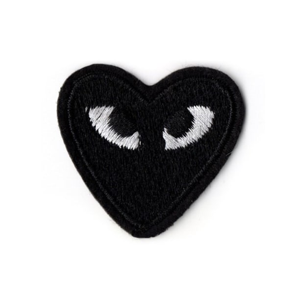 12 st/påse Heart Patch Broderi Patches 5 5 5
