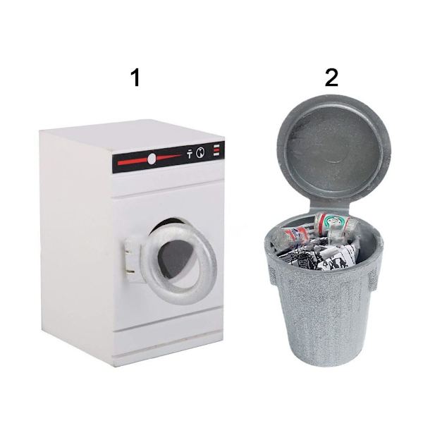 Simulation Trash 1:12 Dukkehus Trash 1 1 1