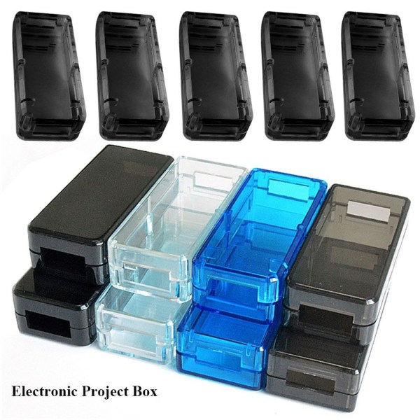 Elektronisk Project Box Vandtæt Cover Project SORT Black
