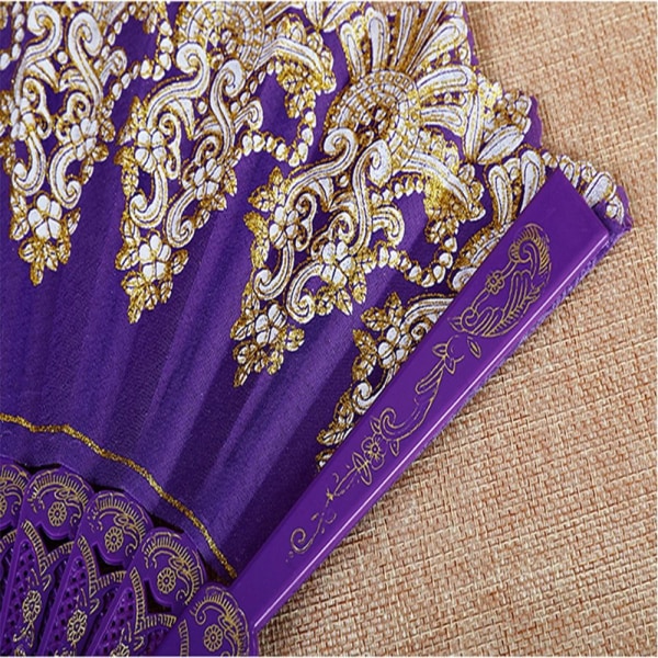 5 kpl Vintage-tyylinen Taittuva Tuuletin Espanjalainen Taittuva Käsikäyttöinen Tuuletin 5 PCS