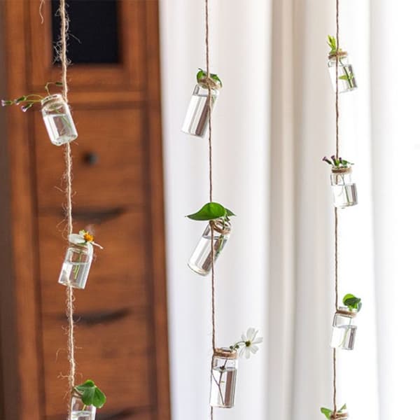 Glasvas Hängande Vas Wind Chimes