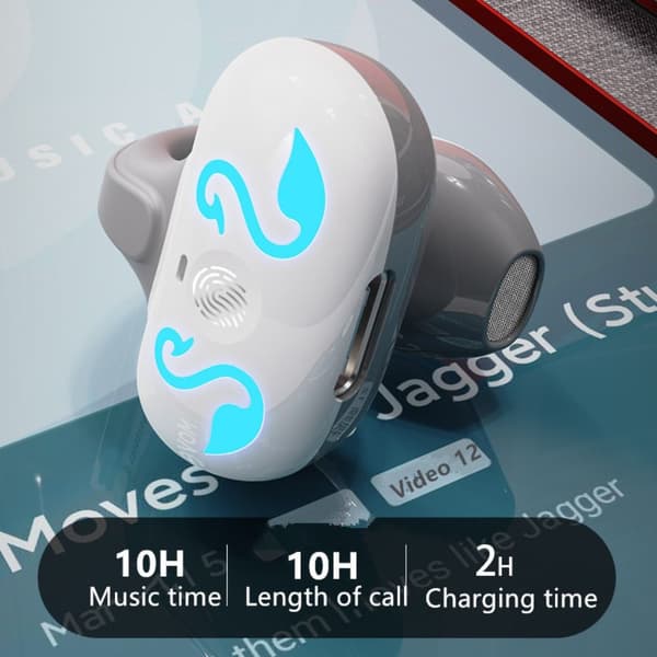Trådløse Hovedtelefoner Bluetooth Trådløse Headset SORT Black