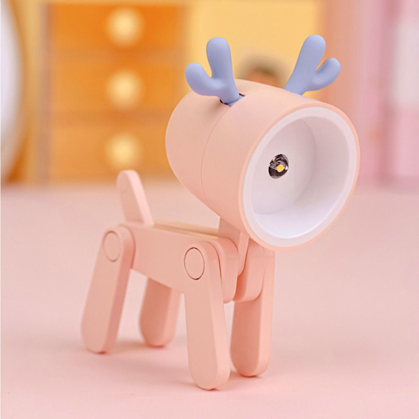 LED-nattlampor Tecknad skrivbordslampa BLUE HJORTHJORT blue deer-deer