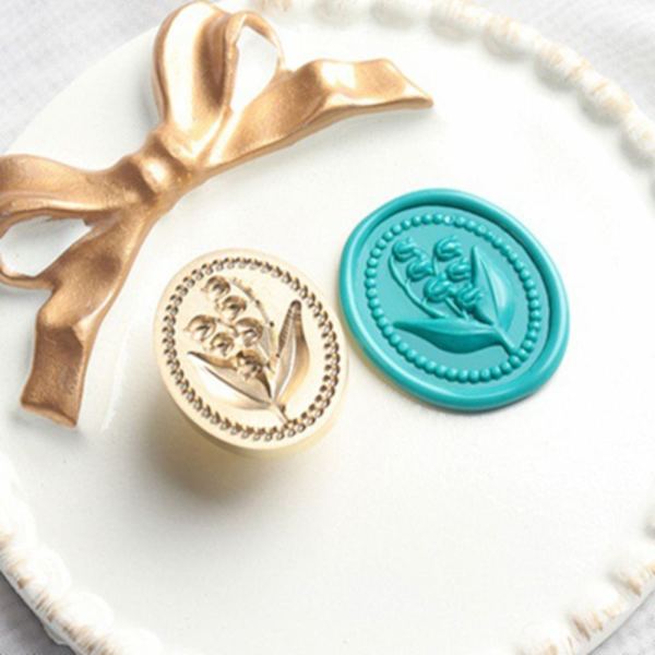 2kpl Wax Seal Seal -leimasinpää LILY LILY Lily