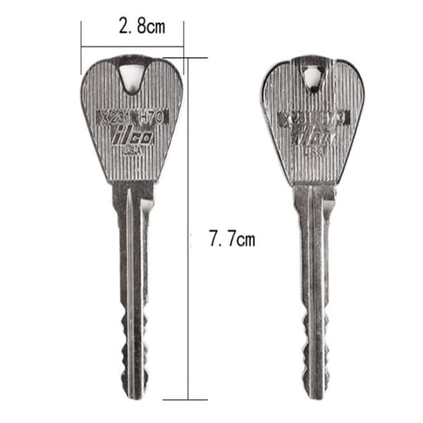 2 stk Folding Key Thru Flaske Flaske Ring Magic Tricks Props Silver