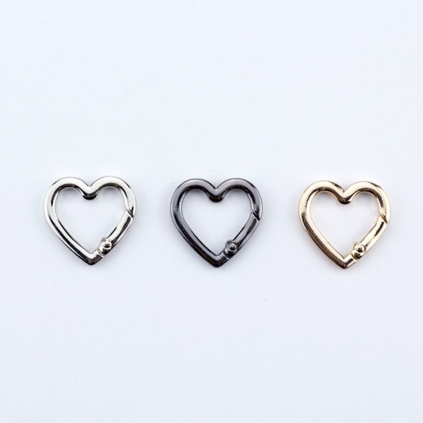 5 stk Spring Ring Spænder Karabinhage Punge Håndtasker SORT 22MM Black 22mm