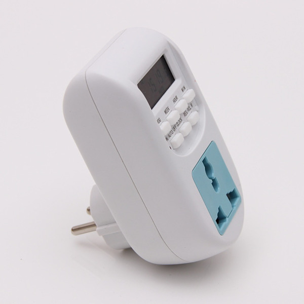 Europeisk standard timeruttak Funksjonell LCD digital timer