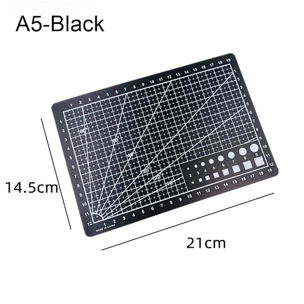 Leikkuumatto Leikkuulauta A5-MUSTA A5-MUSTA A5-Black